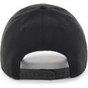 schwarze-snapback-kappe-mit-gebogenem-schirm-und-schwarz-weissem-los-angeles-dodgers-mlb-mvp-logo-von-47-brand