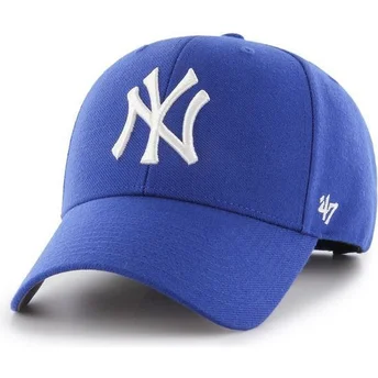 Sapkák ívelt kék snapback New York Yankees MLB 47 Brand