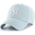 47-brand-curved-brim-new-york-yankees-mlb-clean-up-cap-hellblau