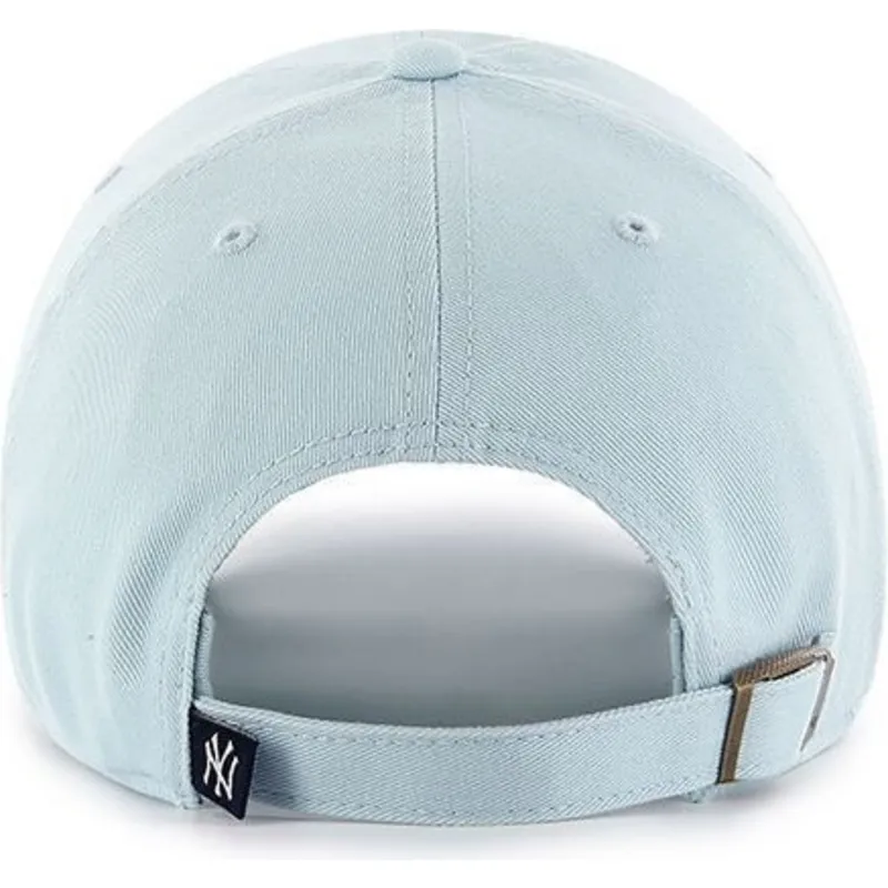 gorra-curva-azul-claro-de-new-york-yankees-mlb-clean-up-de-47-brand