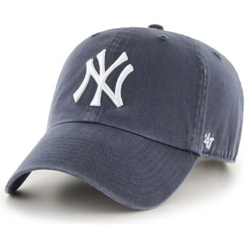 sapkak-ivelt-szurke-allithato-pant-denim-new-york-yankees-mlb-47-brand