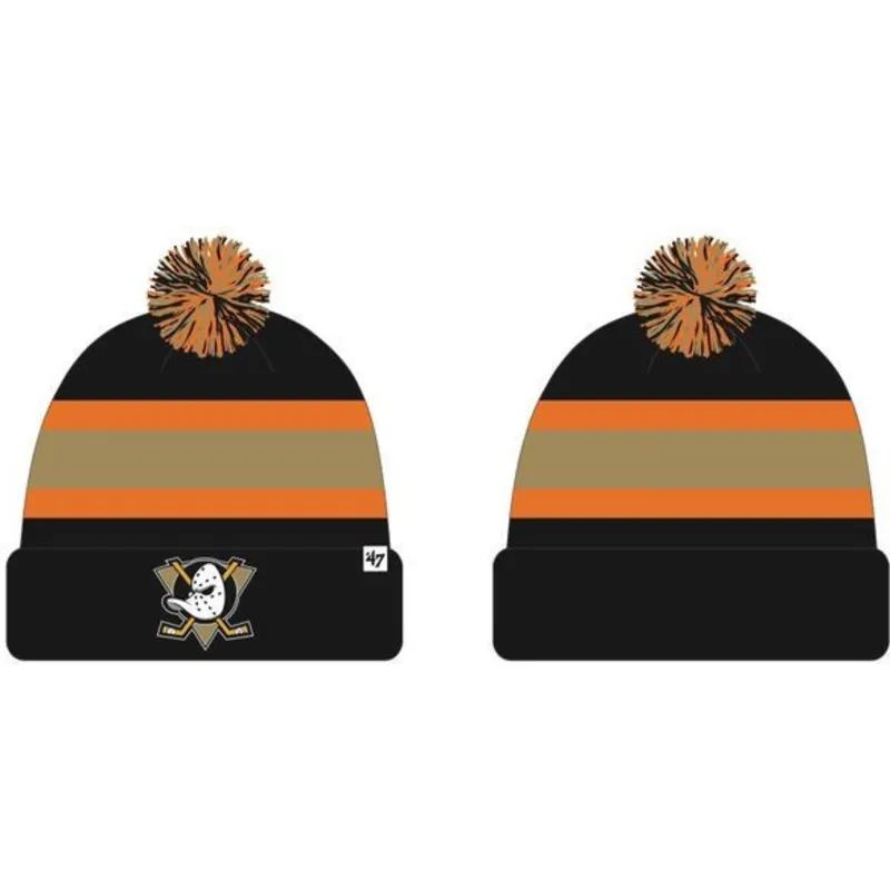 schwarz-orangefarbene-anaheim-ducks-nhl-breakaway-mutze-mit-bommel-von-47-brand
