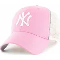sapkak-ivelt-rozsaszin-snapback-new-york-yankees-mlb-47-brand