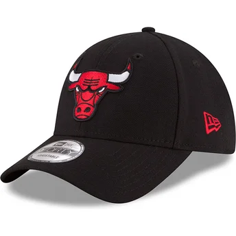 Cap ívelt черен регулируема лента 9FORTY The League Chicago Bulls NBA New Era