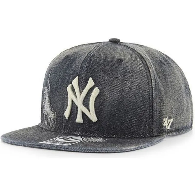 sapkak-lapos-fekete-snapback-vaquero-new-york-yankees-mlb-47-brand