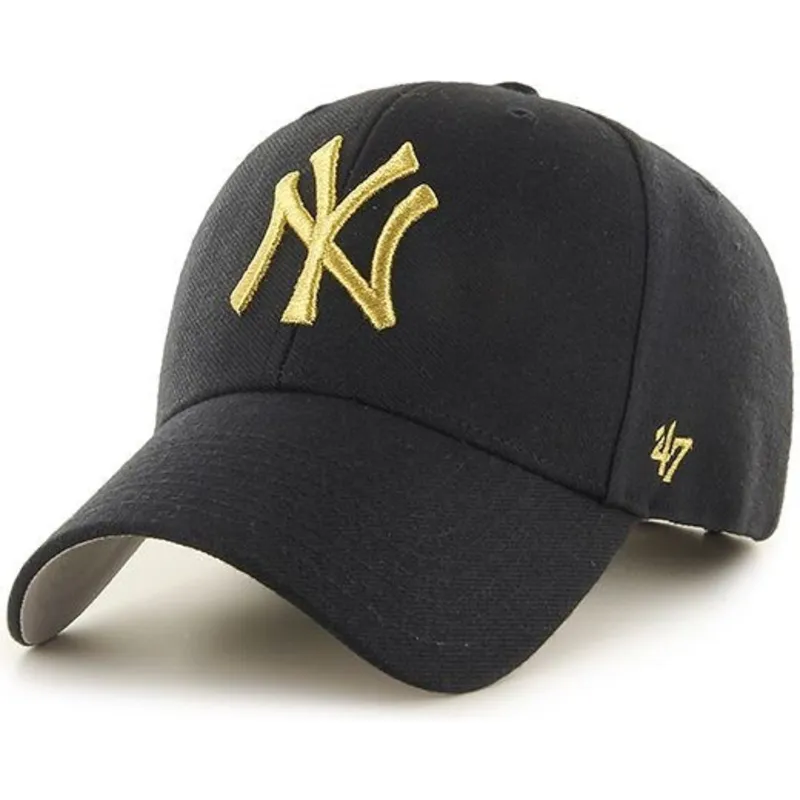 cap-ivelt-cheren-reguliruema-lenta-oro-new-york-yankees-mlb-47-brand
