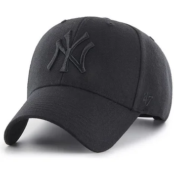 Sapkák ívelt fekete snapback New York Yankees MLB 47 Brand