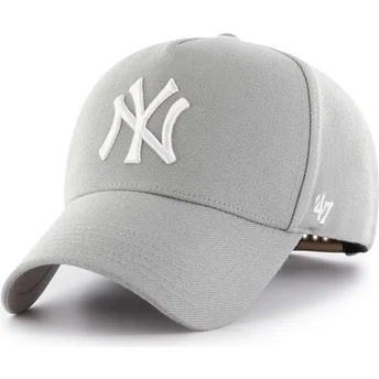 Graue gebogene Snapback-Kappe New York Yankees MLB MVP von 47 Brand