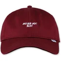 djinns-curved-brim-texting-never-not-busy-red-adjustable-cap