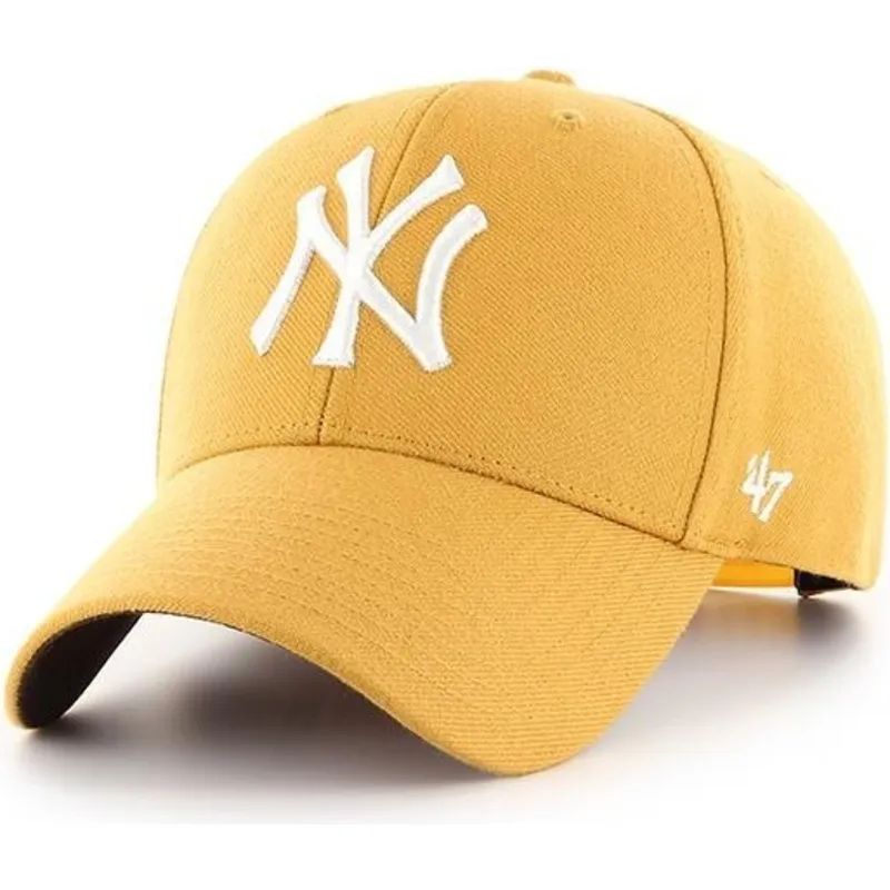 sapkak-ivelt-sarga-snapback-new-york-yankees-mlb-47-brand