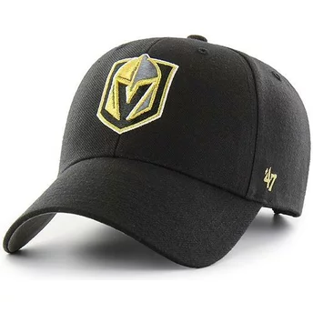 47 Brand Curved Brim Vegas Golden Knights NHL MVP Cap schwarz