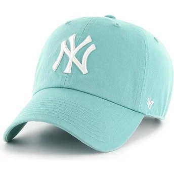 Cap ívelt син регулируема лента luna New York Yankees MLB 47 Brand