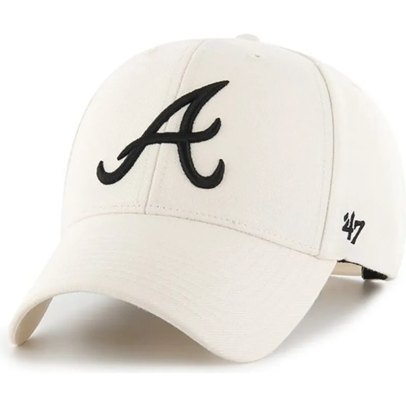 sapkak-ivelt-kremszinu-snapback-atlanta-braves-mlb-47-brand