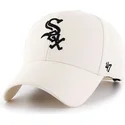 chicago-white-sox-mlb-mvp-47-brand-snapback-cap-mit-gebogenem-schirm-in-creme