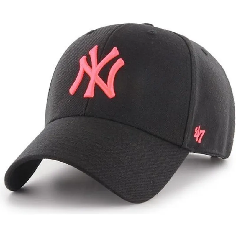 sapkak-ivelt-fekete-snapback-rosa-new-york-yankees-mlb-47-brand