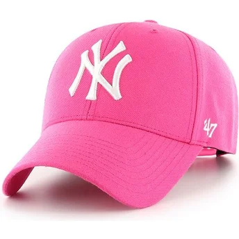 Cap ívelt роза снапбек magenta New York Yankees MLB 47 Brand