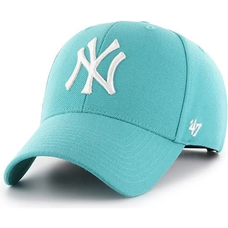sapkak-ivelt-zold-snapback-turquesa-new-york-yankees-mlb-47-brand