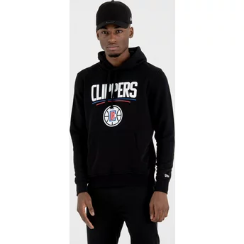 New Era Los Angeles Clippers NBA Pullover Hoodie Kapuzenpullover Sweatshirt schwarz