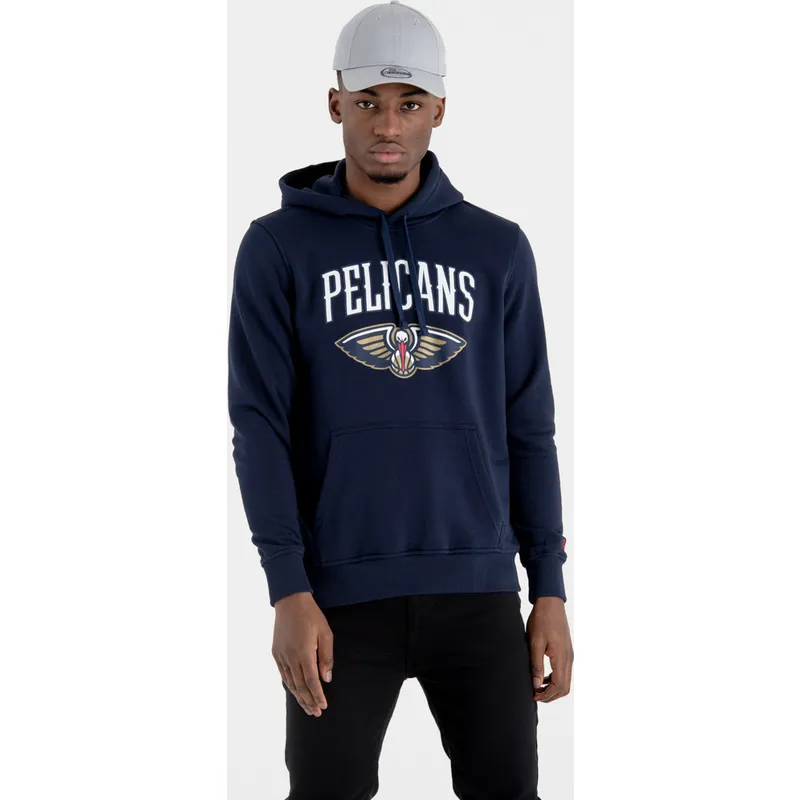 marineblaues-kapuzensweatshirt-pullover-hoody-von-new-orleans-pelicans-nba-von-new-era
