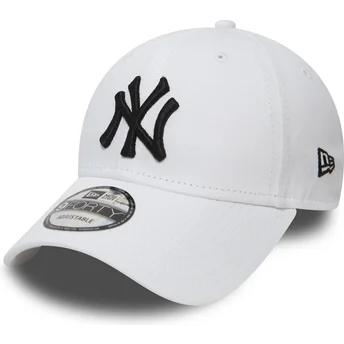 Sapkák ívelt fehér állítható pánt 9FORTY Essential New York Yankees MLB New Era