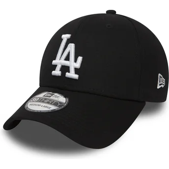 Sapkák ívelt fekete illesztett 39THIRTY Essential Los Angeles Dodgers MLB New Era