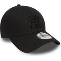 39thirty-classic-new-york-yankees-mlb-svart-bojd-keps-med-svart-logotyp-av-new-era