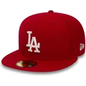 sapkak-lapos-piros-illesztett-59fifty-essential-los-angeles-dodgers-mlb-new-era