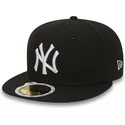 new-era-mlb-new-york-yankees-59fifty-essential-kinder-schwarze-fitted-cap