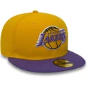 59fifty-essential-los-angeles-lakers-nba-new-era-gelbe-flat-cap