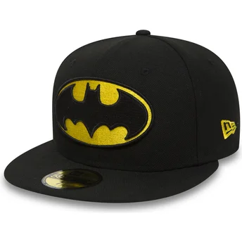 59fifty-batman-character-essential-warner-bros-schwarze-fitted-cap-von-new-era