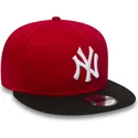 sapkak-lapos-piros-snapback-ajustable-9fifty-cotton-block-new-york-yankees-mlb-new-era