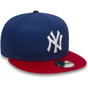 sapkak-lapos-kek-snapback-ajustable-9fifty-cotton-block-new-york-yankees-mlb-new-era