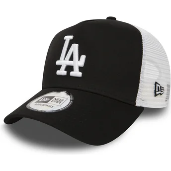 Sapkák ívelt fekete snapback Clean A Frame Los Angeles Dodgers MLB New Era
