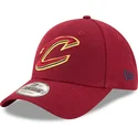 9forty-the-league-cleveland-cavaliers-nba-verstellbare-rote-kappe-von-new-era
