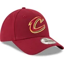9forty-the-league-cleveland-cavaliers-nba-verstellbare-rote-kappe-von-new-era