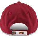 9forty-the-league-cleveland-cavaliers-nba-verstellbare-rote-kappe-von-new-era