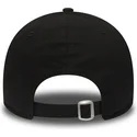 schwarze-verstellbare-kappe-mit-gebogenem-schirm-und-schwarzem-logo-9forty-essential-der-los-angeles-dodgers-mlb-von-new-era