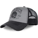 graue-und-schwarze-verstellbare-curved-cap-crew1-von-von-dutch