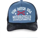 blaue-trucker-kappe-gar-von-von-dutch