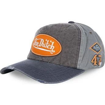 Sapkák ívelt szürke állítható JACKGM Von Dutch