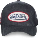 verstellbare-dunkelblaue-cowboy-effekt-baseballkappe-mc92b-von-von-dutch