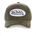 von-dutch-curved-brim-suede6-adjustable-cap-grun