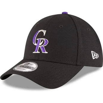 Sapkák ívelt fekete állítható 9FORTY The League Colorado Rockies MLB New Era