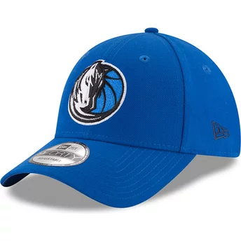 New Era Curved Brim 9FORTY The League Dallas Mavericks NBA Adjustable Cap blau