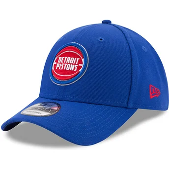 Sapkák ívelt kék állítható pánt 9FORTY The League Detroit Pistons NBA New Era
