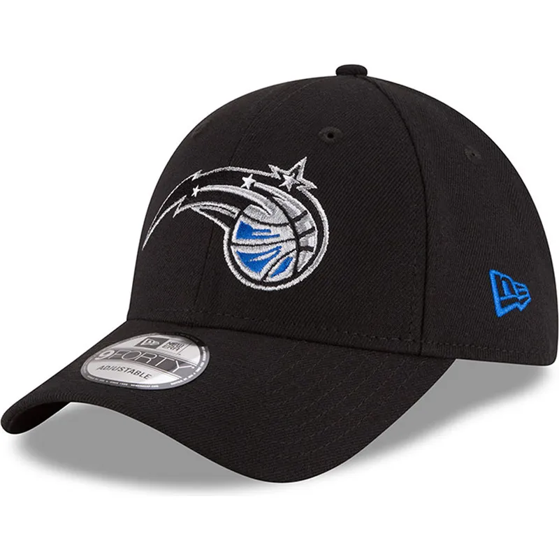 schwarze-verstellbare-gebogene-kappe-9forty-the-league-der-orlando-magic-nba-von-new-era