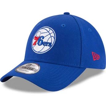 Sapkák ívelt kék állítható pánt 9FORTY The League Philadelphia 76ers NBA New Era