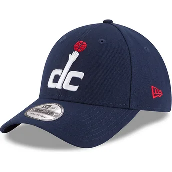 Sapkák ívelt sötétkék állítható 9FORTY The League Washington Wizards NBA New Era