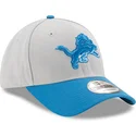 new-era-curved-brim-9forty-the-league-detroit-lions-nfl-adjustable-cap-grau-und-blau