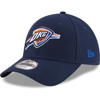 Marinblå böjd justerbar keps 9FORTY The League från Oklahoma City Thunder NBA av New Era